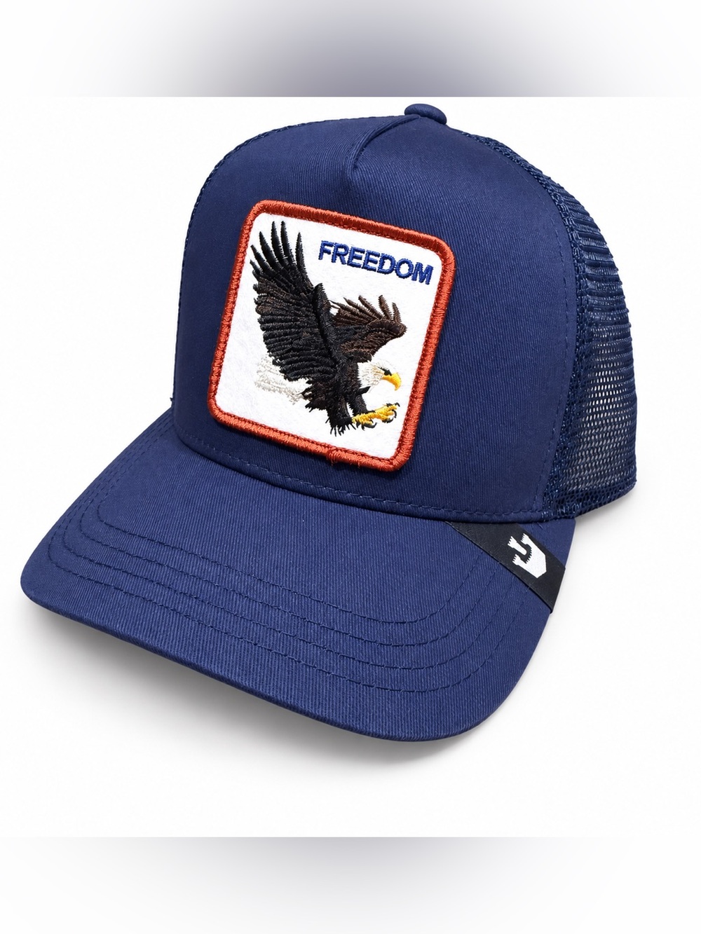 Goorin Bros Freedom Eagle Patch Kids Trucker Hat - Navy